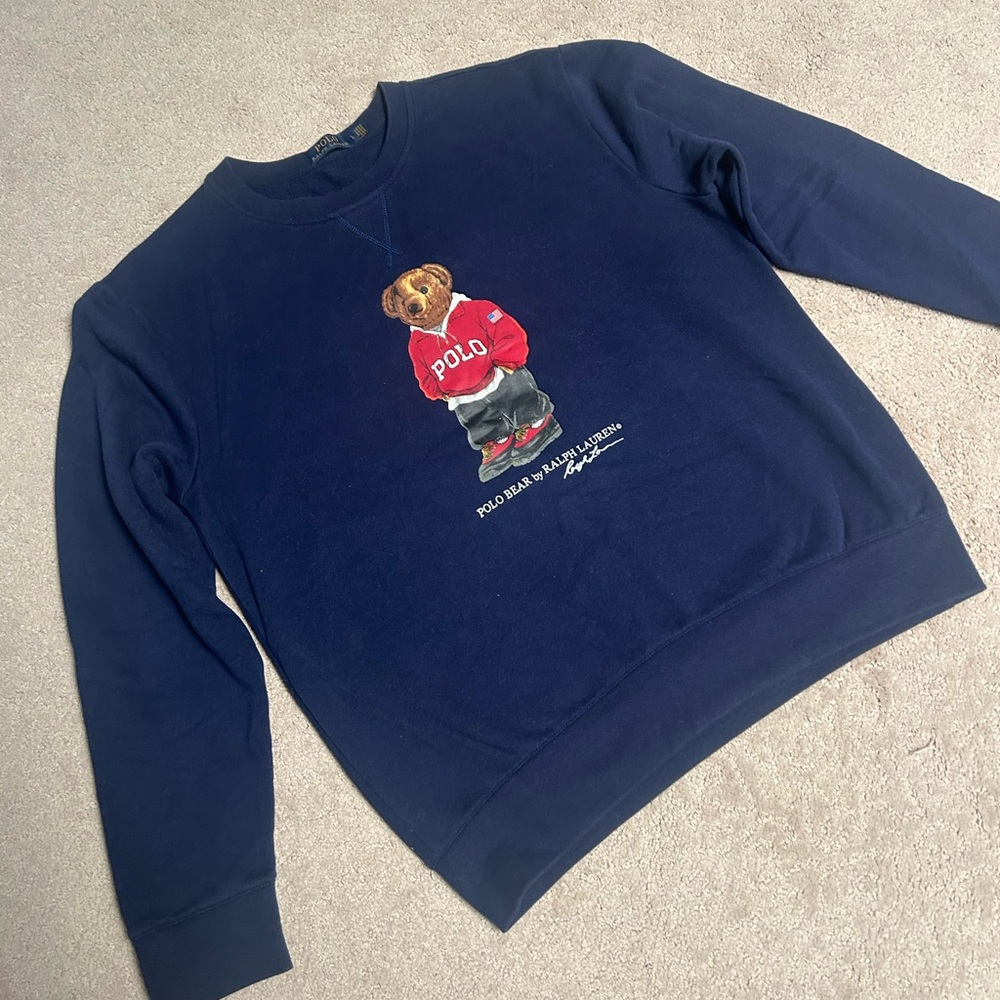 Polo Bear Crewneck Sweatshirt - Picture 2 of 5